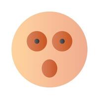 Oh My God expression emoji design, editable vector