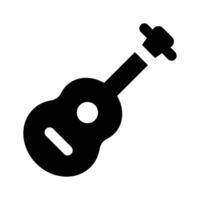 un cuerda musical instrumento diseño, prima icono de guitarra en moderno estilo vector
