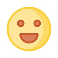 Creative of happy face emoji in modern style vector