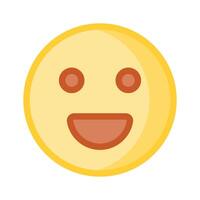 Creative of happy face emoji in modern style vector