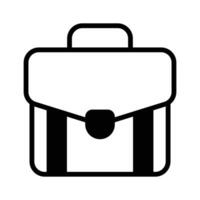 Business portfolio design, an amazing icon of business bag in editable style vector