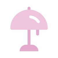 Well designed icon of table lamp, customizable vector