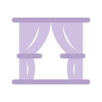 Get your hold on this carefully designed icon of curtains, premium of house curtains vector