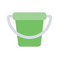 Carefully crafted of bucket in modern style, easy to use and download vector