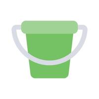 Carefully crafted of bucket in modern style, easy to use and download vector