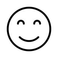 Calm face emoji icon, proud, cool expressions design vector