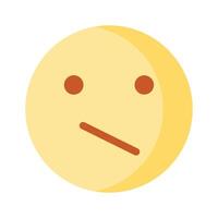 Confused emoji design, ready to use vector