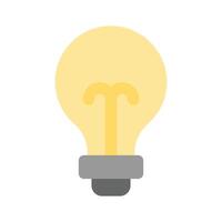 Electricity light bulb design, easy to use icon vector