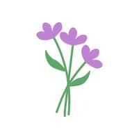 Spring Flower, Flat Icon. Plant nature, chamomile sign. vector