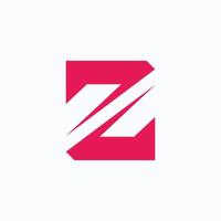 letra z logo diseño modelo elementos vector