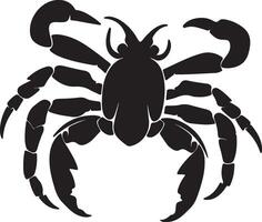 Scorpion Silhouette Illustration White Background vector