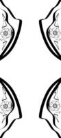 the frame has a black color vector