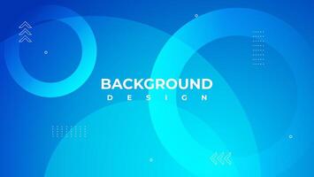 blue geometric background with circle shapes. great for poster, banner, presentation, web, etc. vector