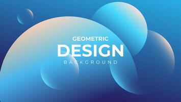 blue gradient background with circle shapes. great for banner, website, poster, presentation, cover, web banner, social media post, etc vector