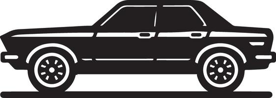 Car Silhouette Side Art, Icons, and Graphics, black color silhouette vector