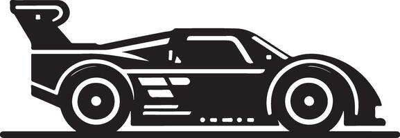 coche silueta lado arte, iconos, y gráficos, negro color silueta vector