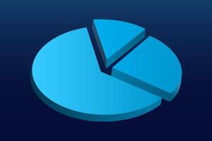 digital crecimiento grafico gráfico en tecnología azul antecedentes. cuadro, diagrama, investigación, auditoría, planificación, Estadísticas, gestión, infografía, datos análisis, financiero literatura. valores mercado vector