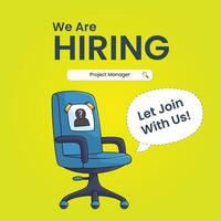 we are hiring vector