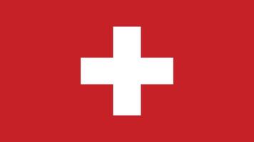 Suiza bandera gratis Ilustracion vector