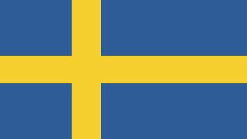 Sweden flag free llustration vector