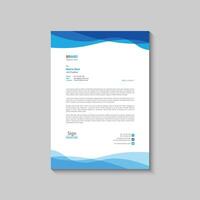 Letterhead design template vector