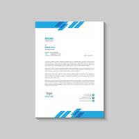 Letterhead design template vector