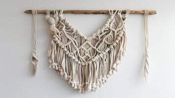 Handmade Macrame Rope Wall Hanging photo