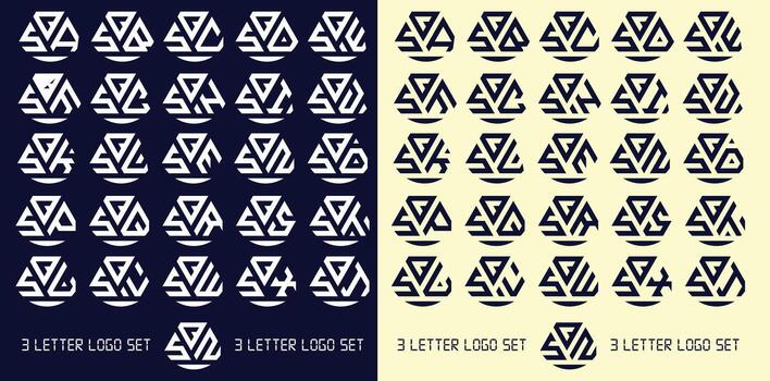 Creative 3 letter logo design,SQA,SQB,SQC,SQD,SQE,SQF,SQG,SQH,SQI,SQJ,SQK,SQL,SQM,SQN,SQO,SQP,SQQ,SQR,SQS,STQ,SQV,SQV,SQW,SQX,SQY,SQZ, vector