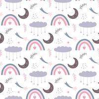 boho seamless pattern vector