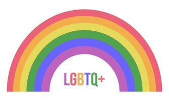 LGBTQ Rainbow icon, Rainbow Spectrum vector