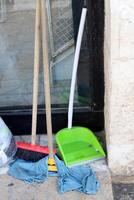 Hand tools for wet cleaning of premises photo