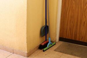 Hand tools for wet cleaning of premises photo