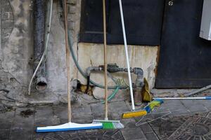 Hand tools for wet cleaning of premises photo