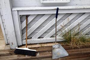 Hand tools for wet cleaning of premises photo