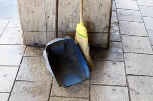 Hand tools for wet cleaning of premises photo