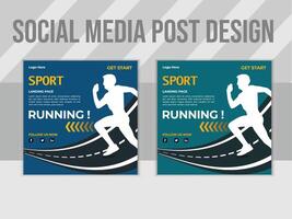 social media post design vector