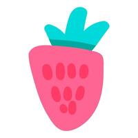 Sweet Strawberry Careless Ripe Strawberry vector