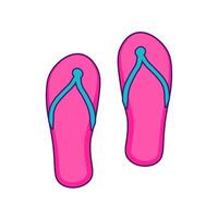 Summer Accessories Fuchsia Beach Sandal vector