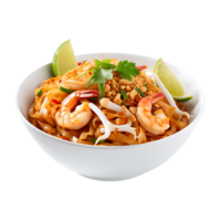 Thai Food Heaven Isolated Pad Thai on Transparent Background png