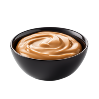 Peanut Sauce Elegance Isolated Sauce in Transparent Bowl png