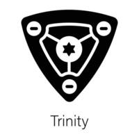 Trendy Trinity Concepts vector