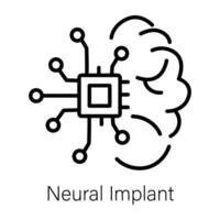 de moda neural implante vector