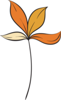 rustiek blad herfst bloemen png