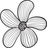 rustiek blad ornament bloemen png