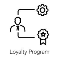 Trendy Loyalty Program vector