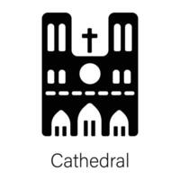 Trendy Cathedral Concepts vector