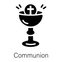 Trendy Communion Concepts vector