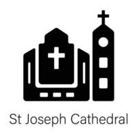 St Joseph Cathedral vector
