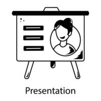 Trendy Presentation Concepts vector