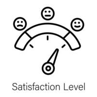 Trendy Satisfaction Level vector